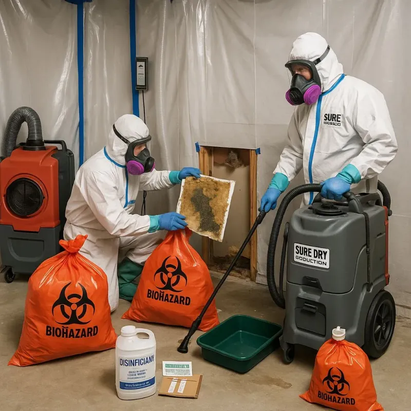 Contaminated Water Handling Protocols process in Compton, CA